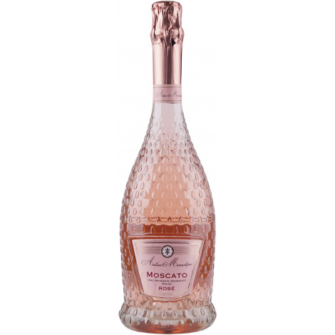 Вино ігристе "Moscato Spumante Rose Premium" рож.солод. 0,75л 7,5% (Італія,П'ємонт ТМ "Antico Monastero")