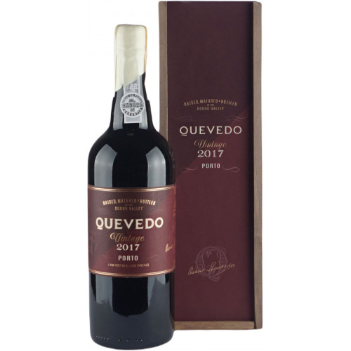 Портвейн "Quevedo Vintage 2017 Porto" 0,75 л 19,5% дер. кор. (Португалія, Дору,  TM "Quevedo")