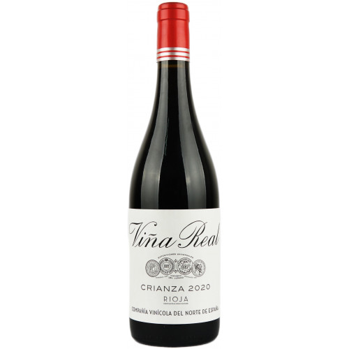 Вино тихе "Vina Real Crianza 2020" 0,75л черв. сух. 13,5% (Іспанія,Ріоха, TM "Vina Real") Вино тихе "Vina Real Crianza 2020" 0,75л черв. сух. 13,5% (Іспанія,Ріоха, TM "Vina Real")
