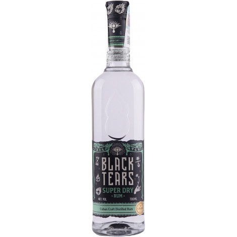 Ром Black Tears Super Dry 0,7л 40% (Куба, ТМ Black Tears)