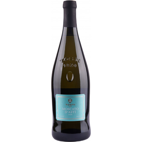 Вино фризанте "Moscato D'Asti DOCG Tiffany" 0,75л біл. солод. 5,5% (Італія, П'ємонт, ТМ "Tosti")