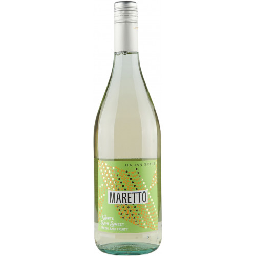 Вино фрізанте  "Maretto  Bianco" 0,75л біл.нап, солод. 5,5% (Італія, TM "Maretto")