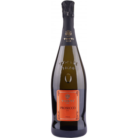 Вино ігристе"Prosecco DOC Tiffany" 0,75 л біл.екстра- сух. 11% (Італія, Венето, ТМ "Tosti")