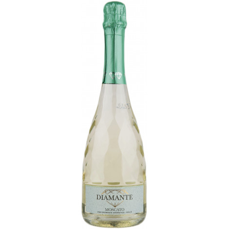 Вино iгристе "Moscato Spumante" 0,75л біл. солод. 7,5% (Італія, П'ємонт, TM "Diamante")