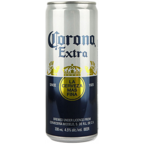 Пиво "Corona Extra" 4.5% 0,33л ж/б (ТМ"Corona")