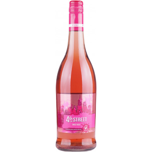 Вино тихе "Sweet Rose Wine" 0,75л рож. солод. 8% (ПАР, Західний Кейп, TM "4-th Street")