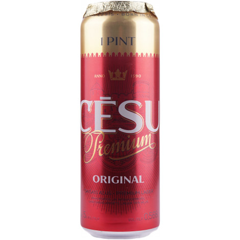 Пиво "Cesu Premium Original" 0,568л з/б 5% (Литва, TM "Cesu")