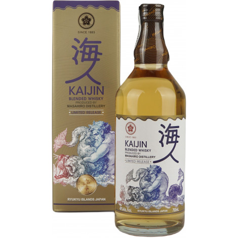 Віскі "Kaijin Blended Whisky" подар,кор,0,7л 40% (Японія, ТМ "Kaijin")