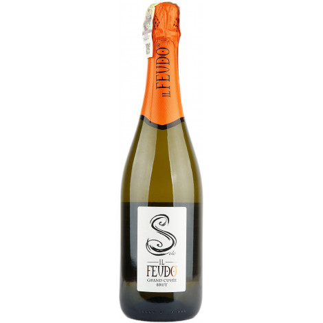 Вино iгристе " Grand-Cuvee IL Feudo Spumante Brut" 0,75л біл.брют 11% (Італія,Павія, TM "IL Feudo")