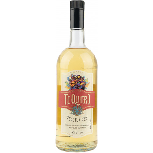 Текіла "Tequila TE Quiero Gold" 1л 38% (Мексика, ТМ" TE Quiero")