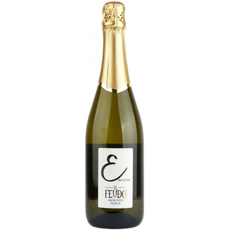 Вино ігристе "Moscato IL Feudo Spumante" 0,75л бiл.солод. 6% (Італія, Павія, TM "IL Feudo")