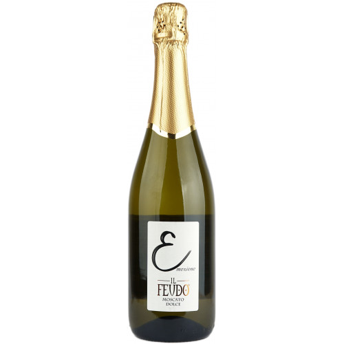 Вино ігристе "Moscato IL Feudo Spumante" 0,75л бiл.солод. 6% (Італія, Павія, TM "IL Feudo")