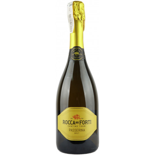 Вино iгристе "Passerina Brut" 0,75л біл. брют 12 % (Італія, Марке, TM "Rocca Dei Forti")