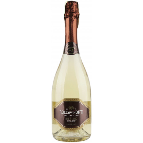 Вино iгристе "Riesling Extra Brut" 0,75л біл. екс/брют 12,5% (Італія, Марке, TM "Rocca Dei Forti") Вино iгристе "Riesling Extra Brut" 0,75л біл. екс/брют 12,5% (Італія, Марке, TM "Rocca Dei Forti")
