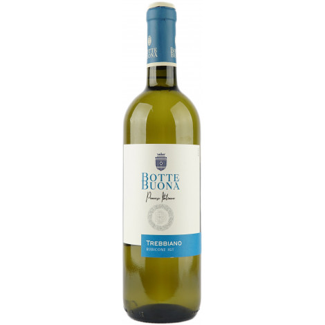 Вино " Trebbiano Rubicon IGT" біл.сух 0,75л 11% (Італія, Эмілія-Романія, ТМ "Botte Buona")