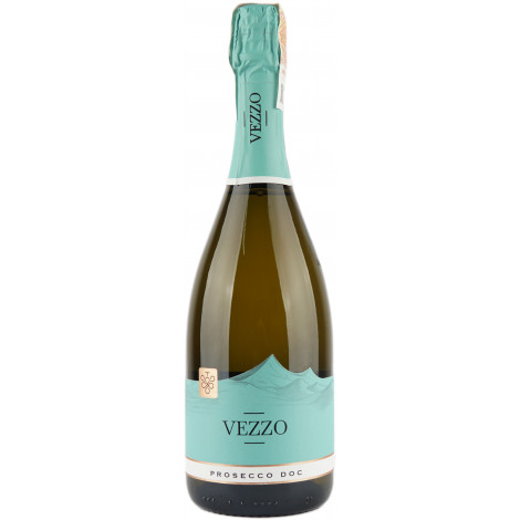 Вино ігристе "Prosecco DOC Brut" біл.брют 0,75л 10,5% (Італія, Тревізо, ТМ"Vezzo")