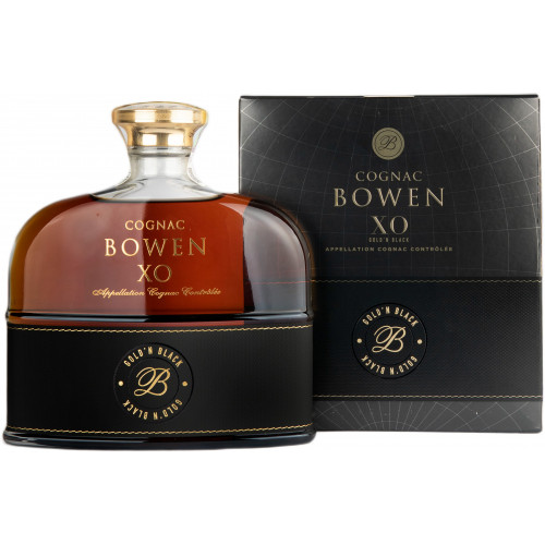 Коньяк "Cognac Bowen XO Gold'n Black " 0,7л 40% кор  (Франція, Cognac,TM "Cognac Bowen")
