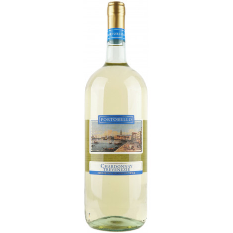 Вино тихе "Chardonnay IGT Portobello" 1,5л біл. сух. 11,5% (Італія, Венето, TM " Portobello") Вино тихе "Chardonnay IGT Portobello" 1,5л біл. сух. 11,5% (Італія, Венето, TM " Portobello")