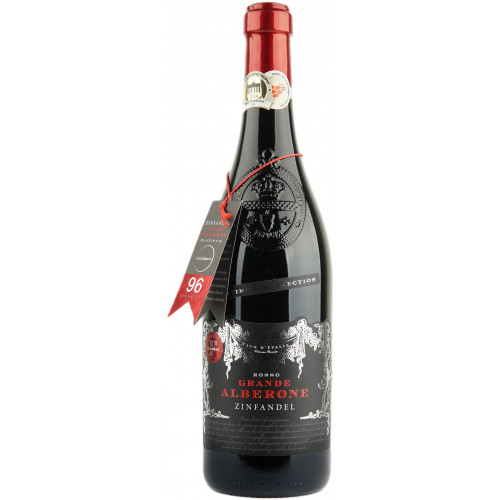 Вино "Puglia Zinfandel IGT" черв.сух 0,75л 15% (Італія, Апулія, ТМ "Grande Alberone")