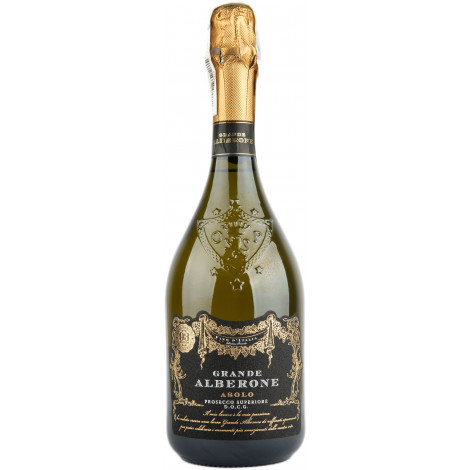 Вино ігристе "Prosecco Asolo Super DOCG"біл.экс/сух 0,75л 10,5%(Італія,Венето,ТМ"Grande Alberone")