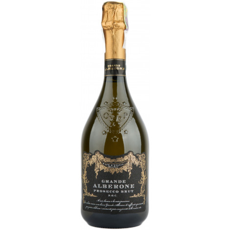Вино ігристе "Prosecco DOC Spumante Brut"біл. брют 0,75л 11% (Італія, Венето,ТМ"Grande Alberone")