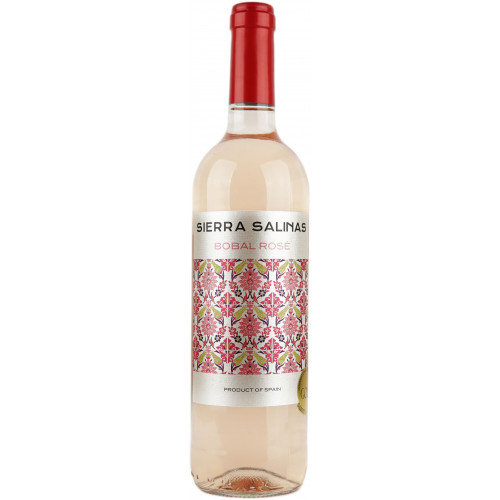 Вино тихе " Bobal Sierra Salinas Rosado " 0,75л рож. сух. 11,5% (Іспанія, Валенсія, TM "Sierra Salinas")