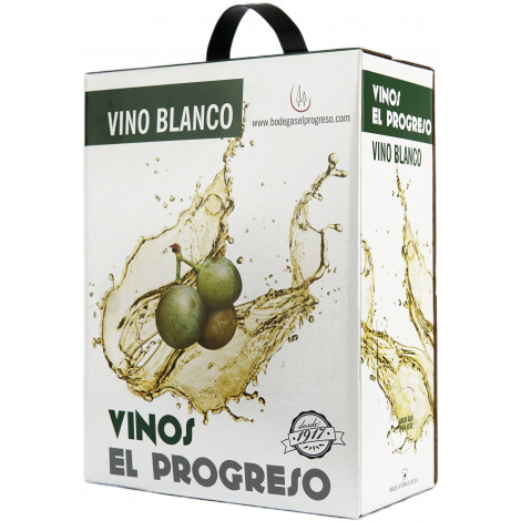Вино "Blanco El Progreso" біл.сух 3л 11% (Іспанія, Ла Манча, ТМ "El Progreso")