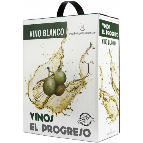 Вино "Blanco El Progreso" біл.сух 3л 11% (Іспанія, Ла Манча, ТМ "El Progreso")