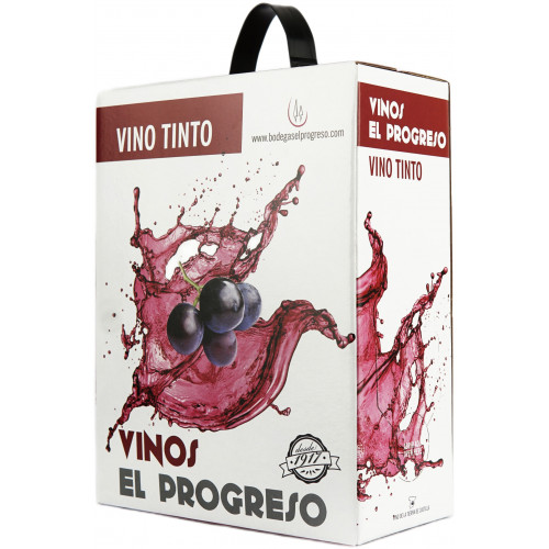 Вино "Tempranillo El Progreso" черв.сух 3л 13% (Іспанія, Ла Манча, ТМ "El Progreso")