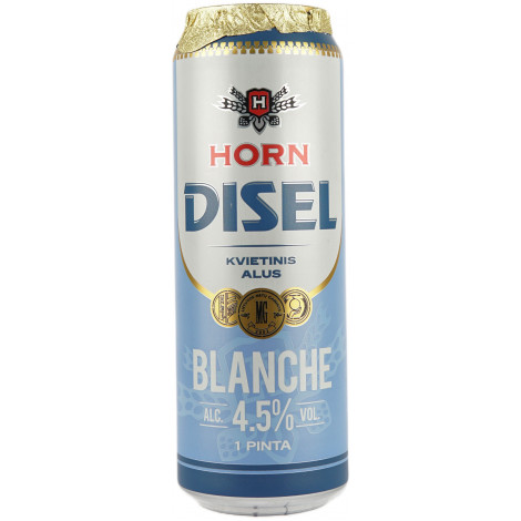 Пиво "Disel Blanche" 4,5% 0,568л з/б (Литва, ТМ "Horn")