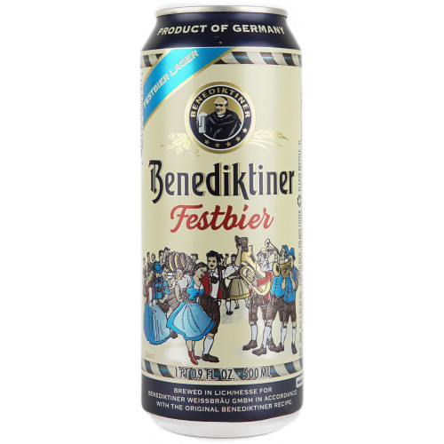 Пиво "Benediktiner Festbier" 0.5л 5,8% з/б (Німеччина, ТМ "Benediktiner")